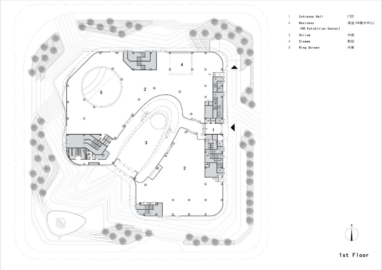BIM建筑|虚拟之筑的有机新生：南昌VR科创城VR展示中心 / UA尤安设计