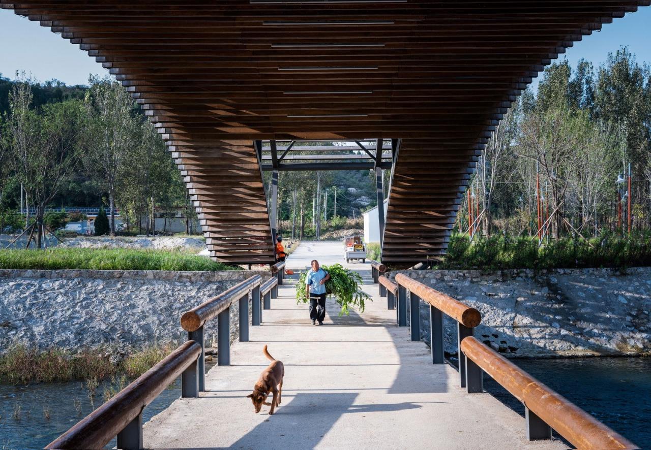 BIM建筑|田岗知行村：新农人的门户 / 袈蓝建筑