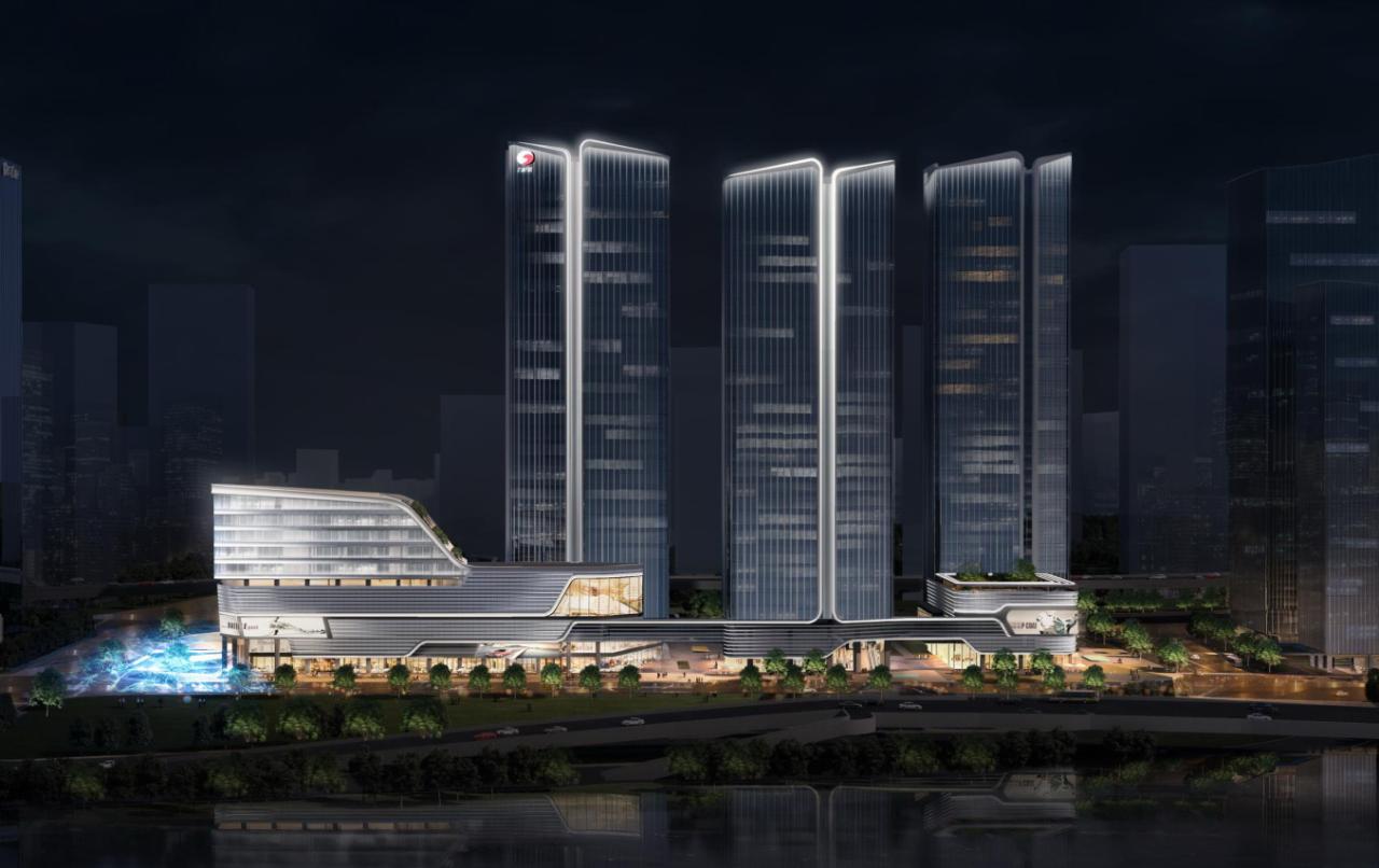 BIM建筑|风正扬帆起 凌江尤可期：广州･广物鱼珠产城综合体 / UA尤安设计