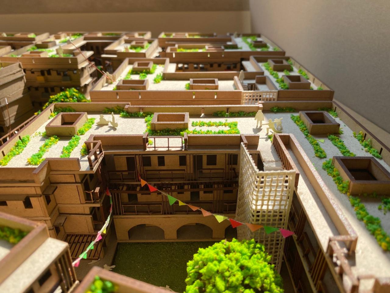 BIM建筑|Sanjaynagar 贫民窟重建项目 / Community Design Agency