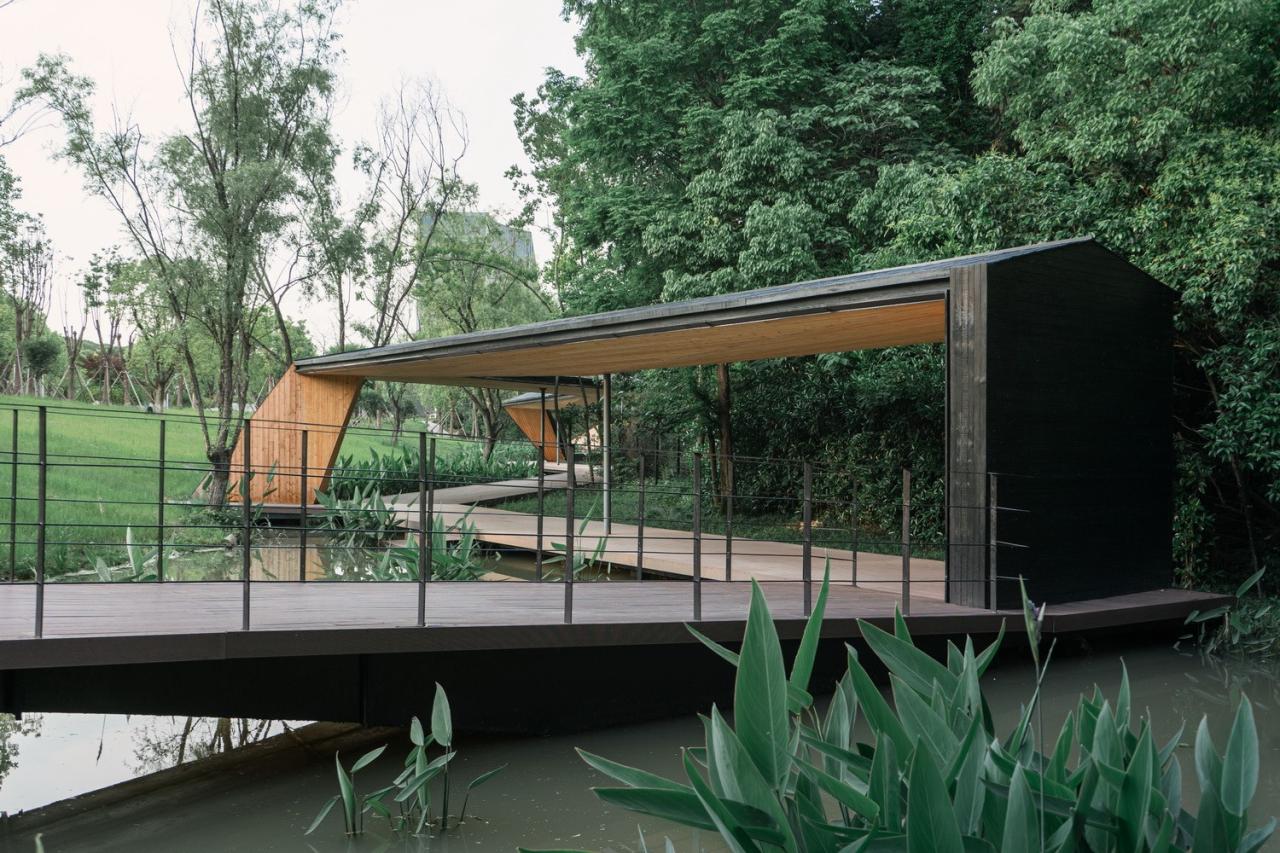 BIM建筑|溪上飞檐：浙江音乐学院校园微更新 / 朱培栋-line+建筑事务所、gad