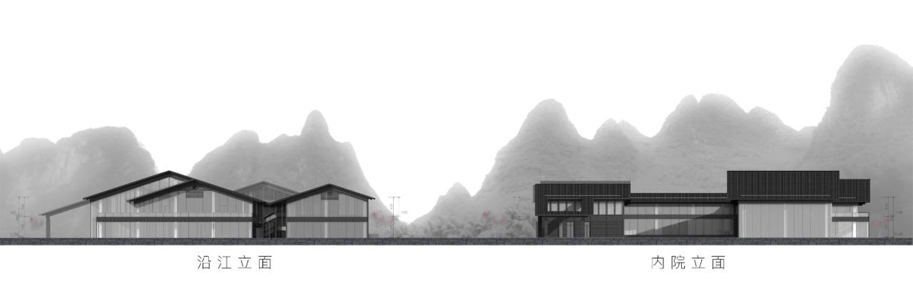 BIM建筑|山水间的“负空间”营造 ——漓江文化旅游度假区塔山会馆 / UA尤安设计