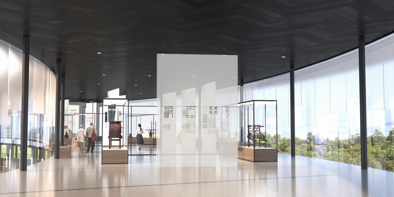 BIM建筑|风雨环屋——三江县洲北村文化综合体设计方案 / 外行建筑