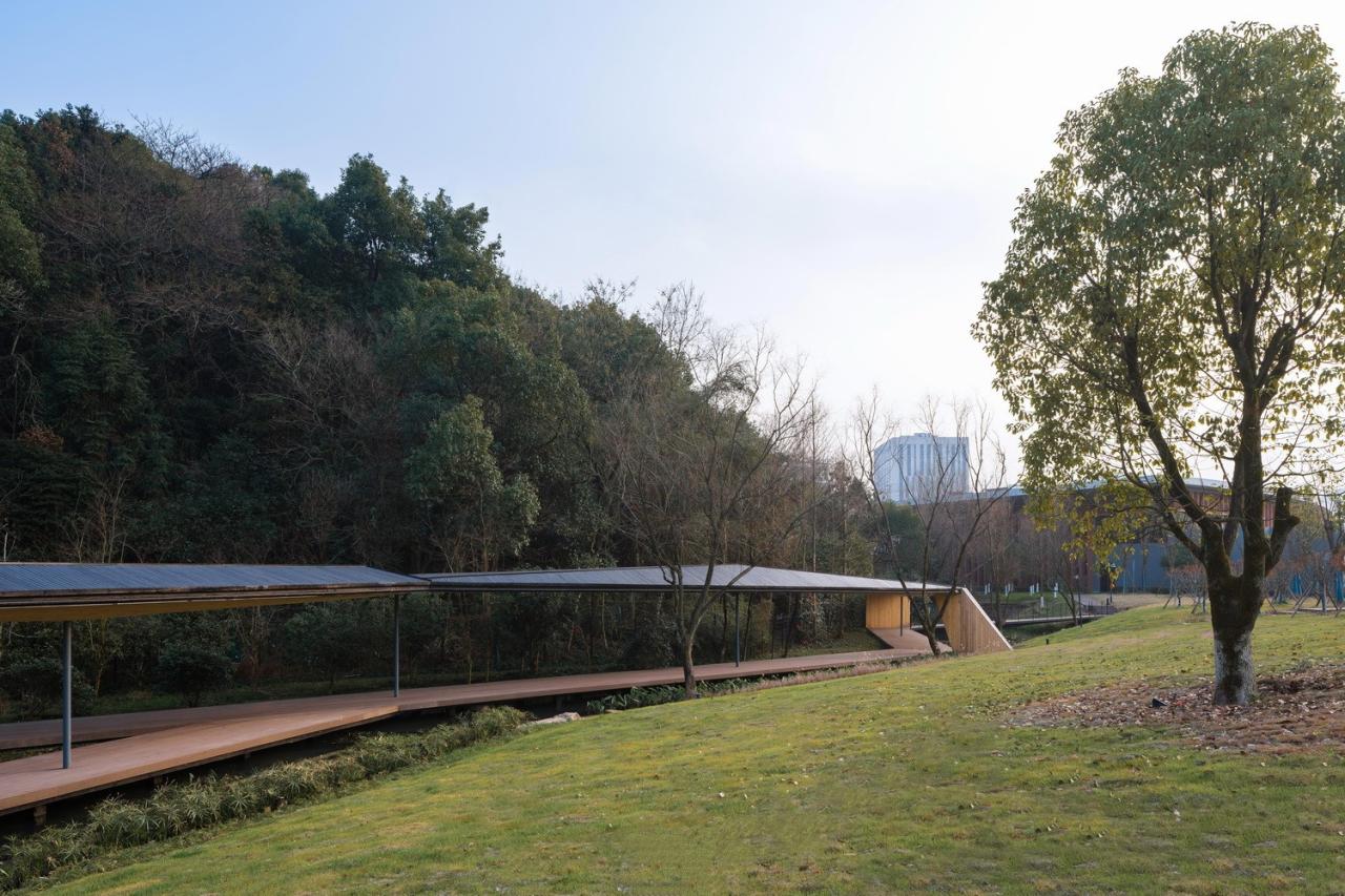 BIM建筑|溪上飞檐：浙江音乐学院校园微更新 / 朱培栋-line+建筑事务所、gad