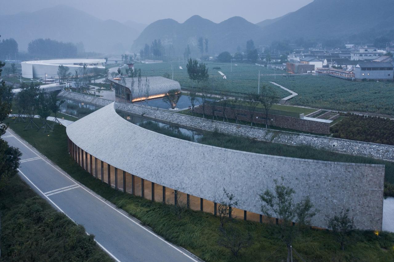 BIM建筑|田岗知行村：新农人的门户 / 袈蓝建筑