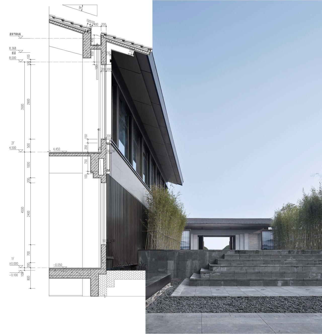 BIM建筑|山水间的“负空间”营造 ——漓江文化旅游度假区塔山会馆 / UA尤安设计