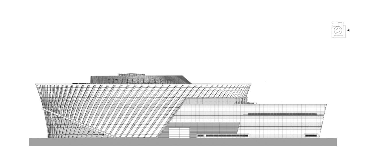 BIM建筑|地面‘涡轮机’，韩国国立航空博物馆 / Haeahn Architecture
