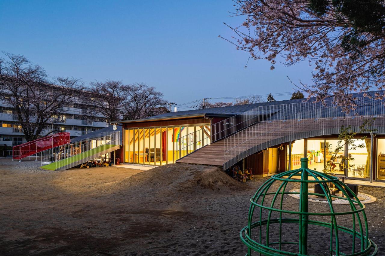 BIM建筑|肆意奔跑：森中之丘幼儿园 / STUDIO YY