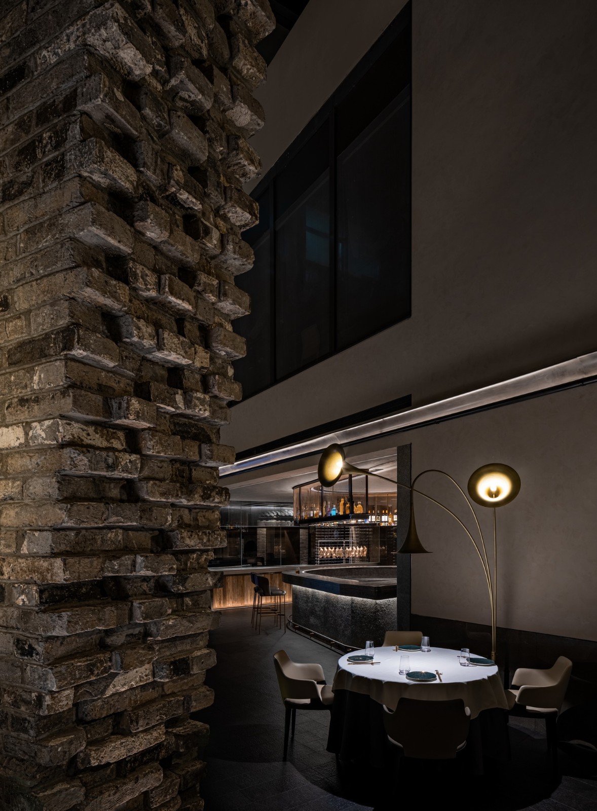 BIM建筑|四季民福上海外滩店 / IN.X屋里门外设计