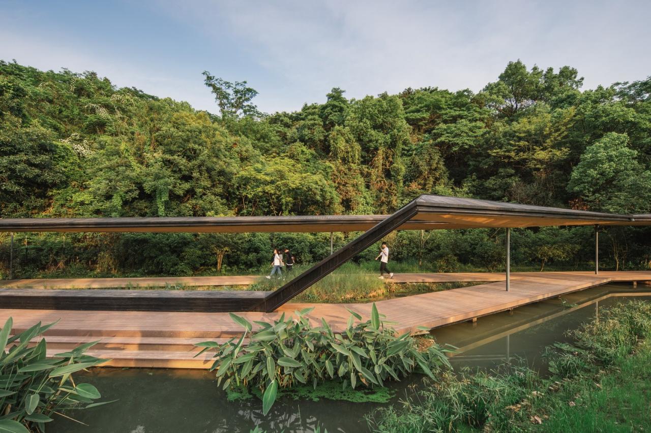 BIM建筑|溪上飞檐：浙江音乐学院校园微更新 / 朱培栋-line+建筑事务所、gad