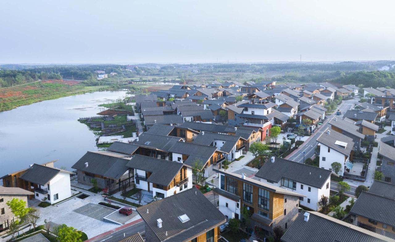 BIM建筑|汨罗“端午人家”乡村安置聚落 / 造作建筑工作室