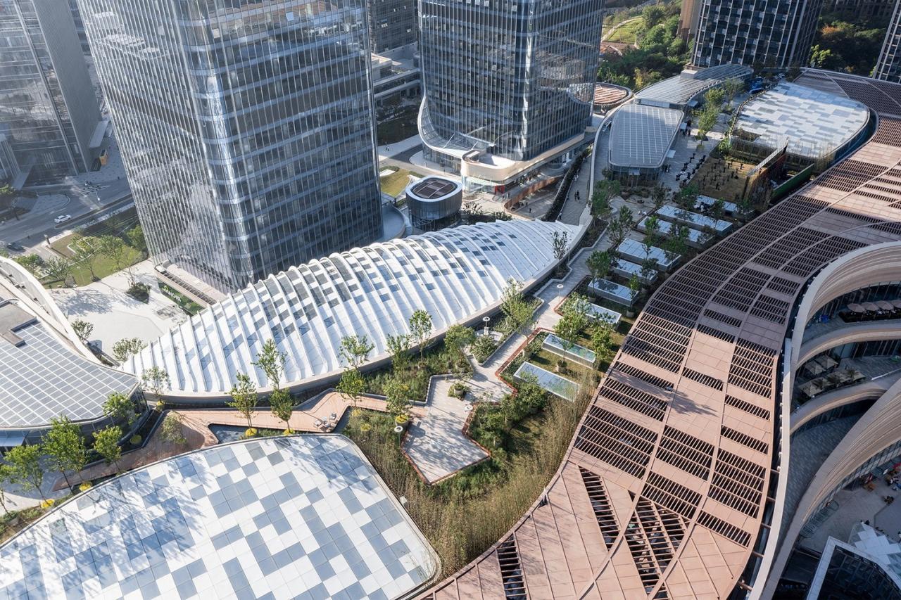 BIM建筑|香港置地重庆光环The Ring购物公园 / PHA湃昂