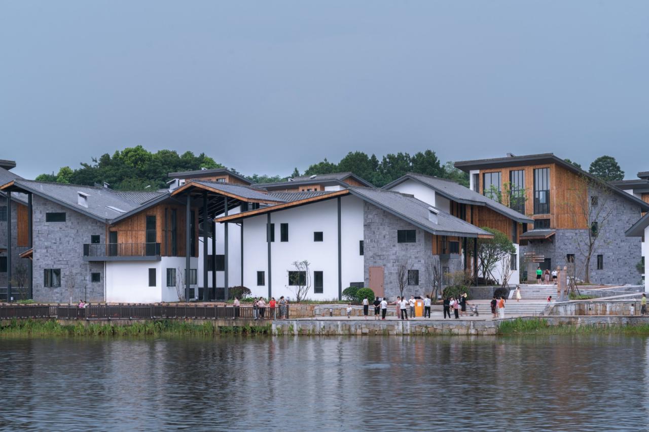 BIM建筑|汨罗“端午人家”乡村安置聚落 / 造作建筑工作室