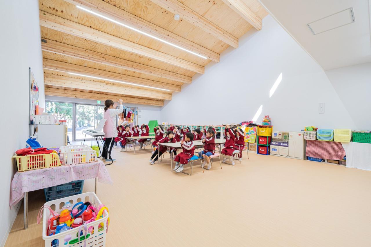 BIM建筑|肆意奔跑：森中之丘幼儿园 / STUDIO YY