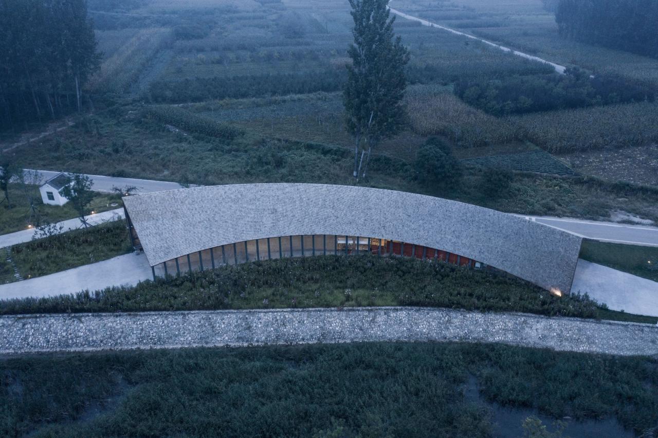 BIM建筑|田岗知行村：新农人的门户 / 袈蓝建筑