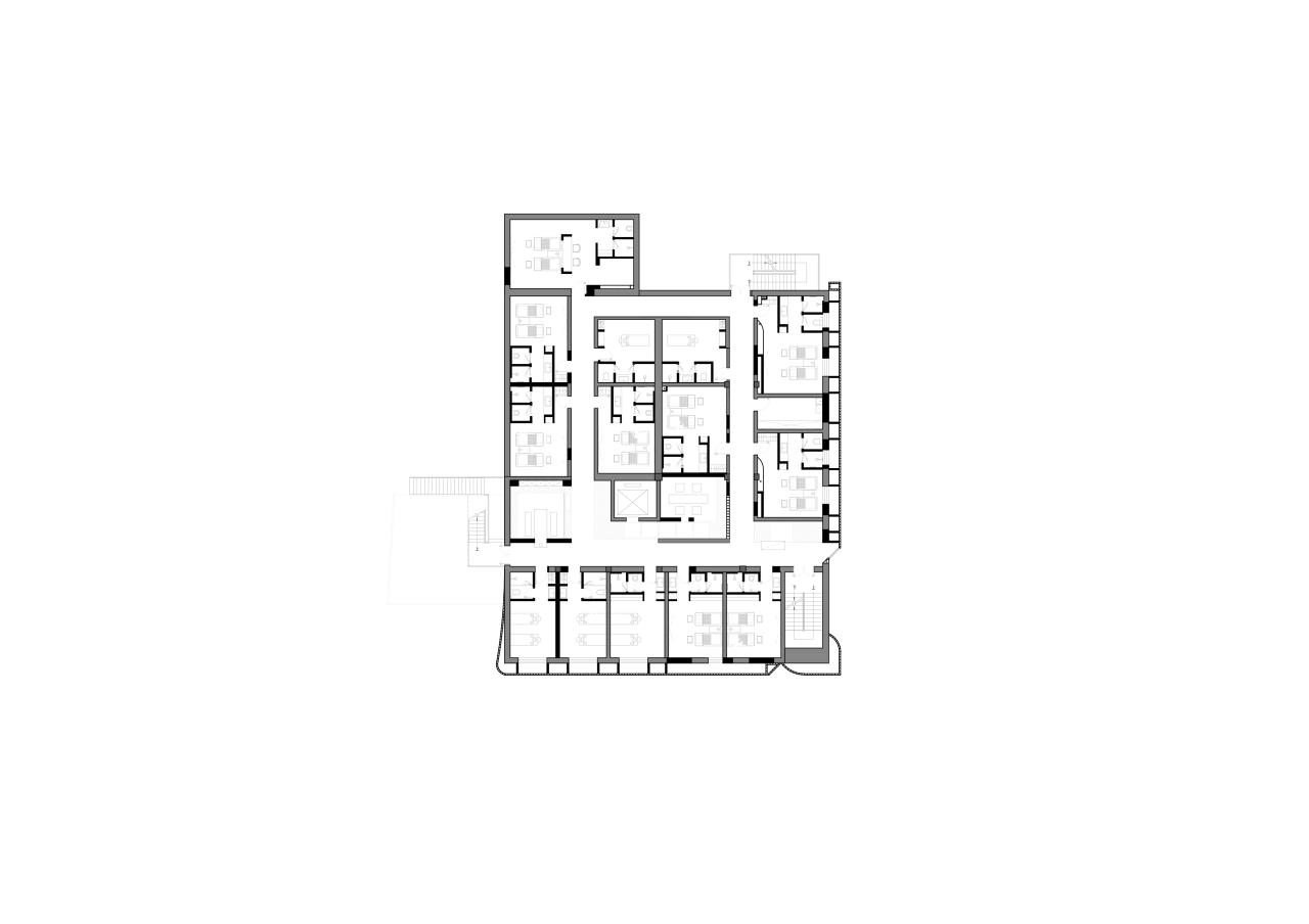 BIM建筑|内向理疗SPA，大庆 / 素造建筑