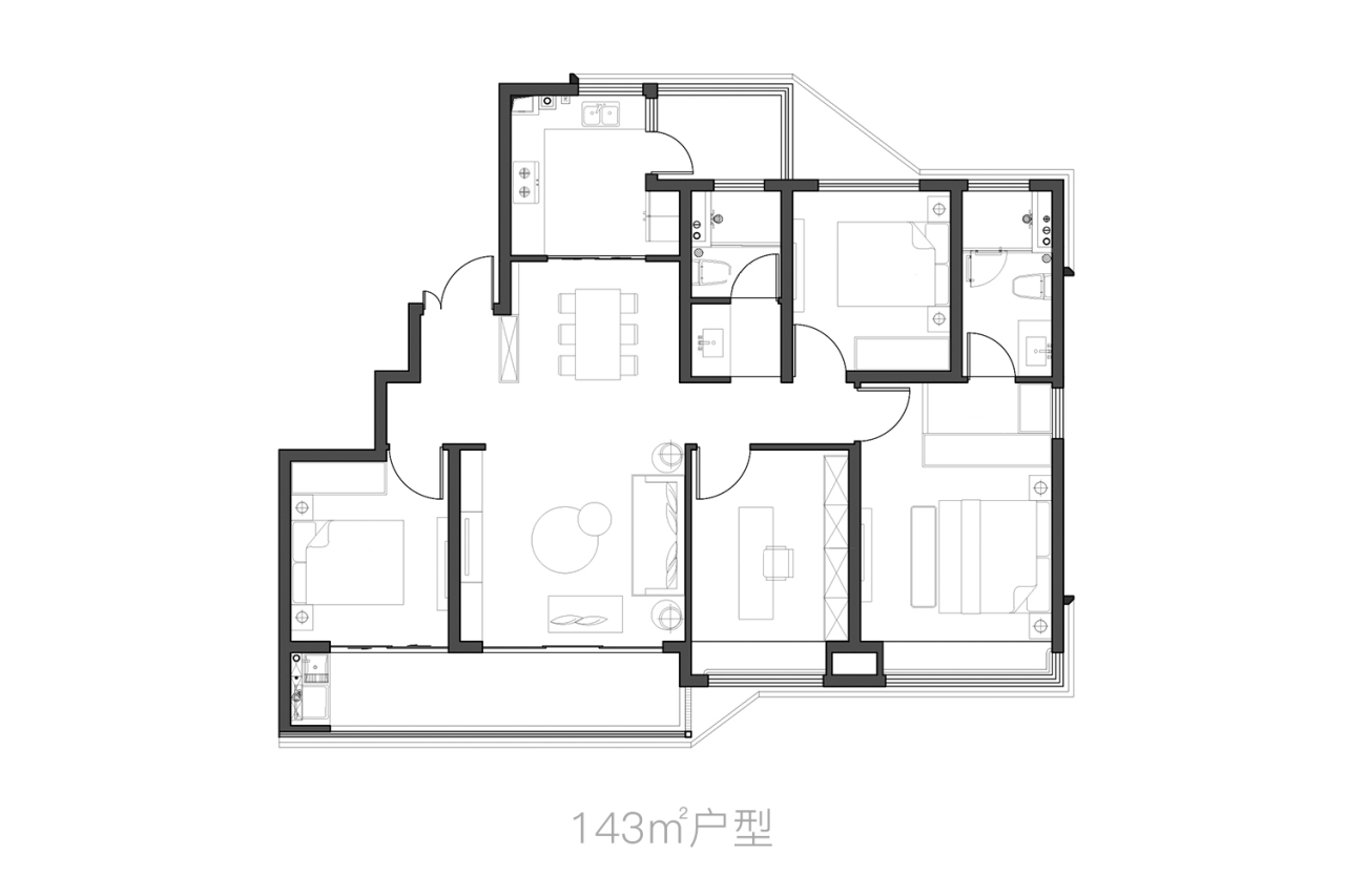 BIM建筑|行云漫步：长沙桂语雲峯 / ZWA卓时水石