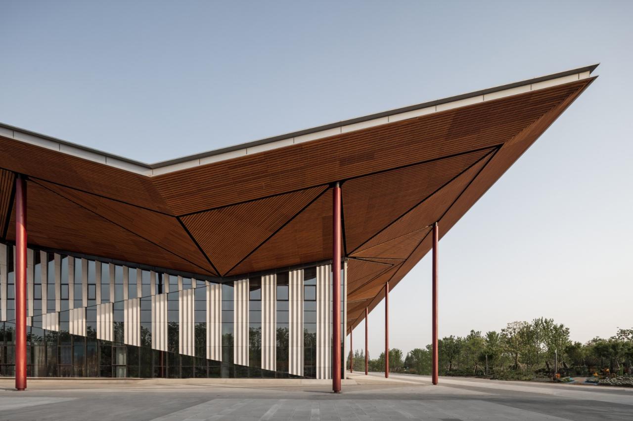 BIM建筑|第十届中国花博会复兴馆 / 华建集团上海建筑设计研究院