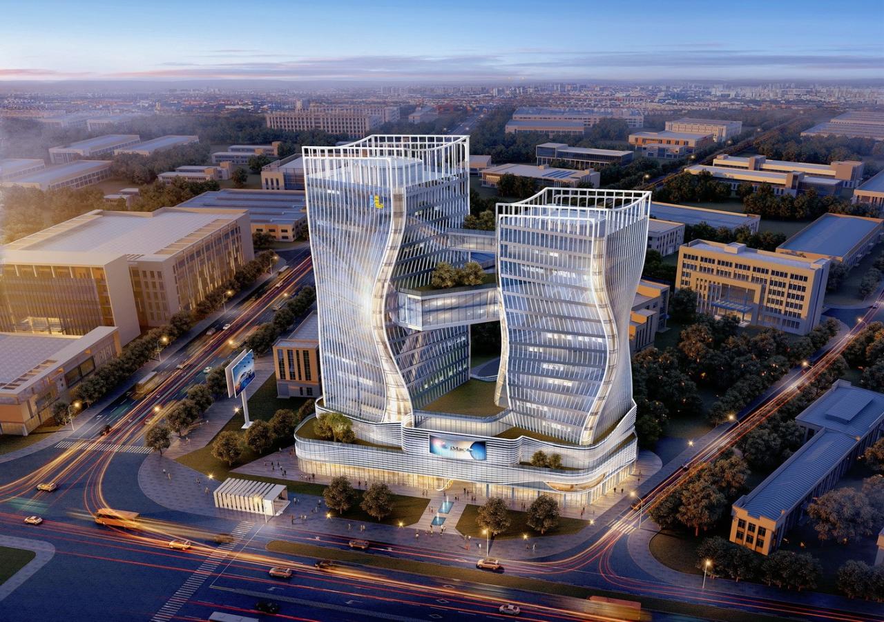 BIM建筑|“无极之城” 希荻创新总部基地 / 卢馨儿+广东省华城建筑设计有限公司