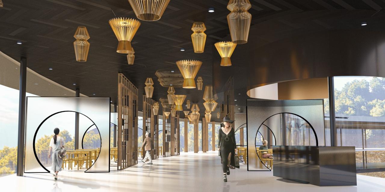 BIM建筑|风雨环屋——三江县洲北村文化综合体设计方案 / 外行建筑