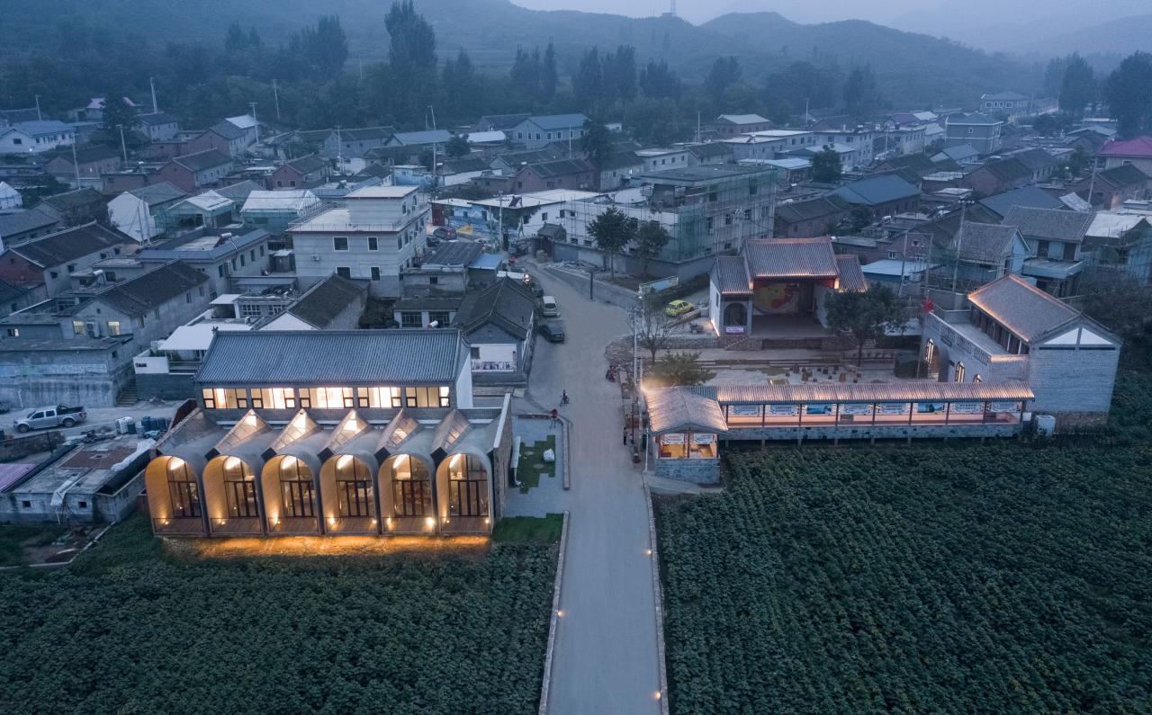 BIM建筑|田岗知行村：乡村会客厅 / 袈蓝建筑