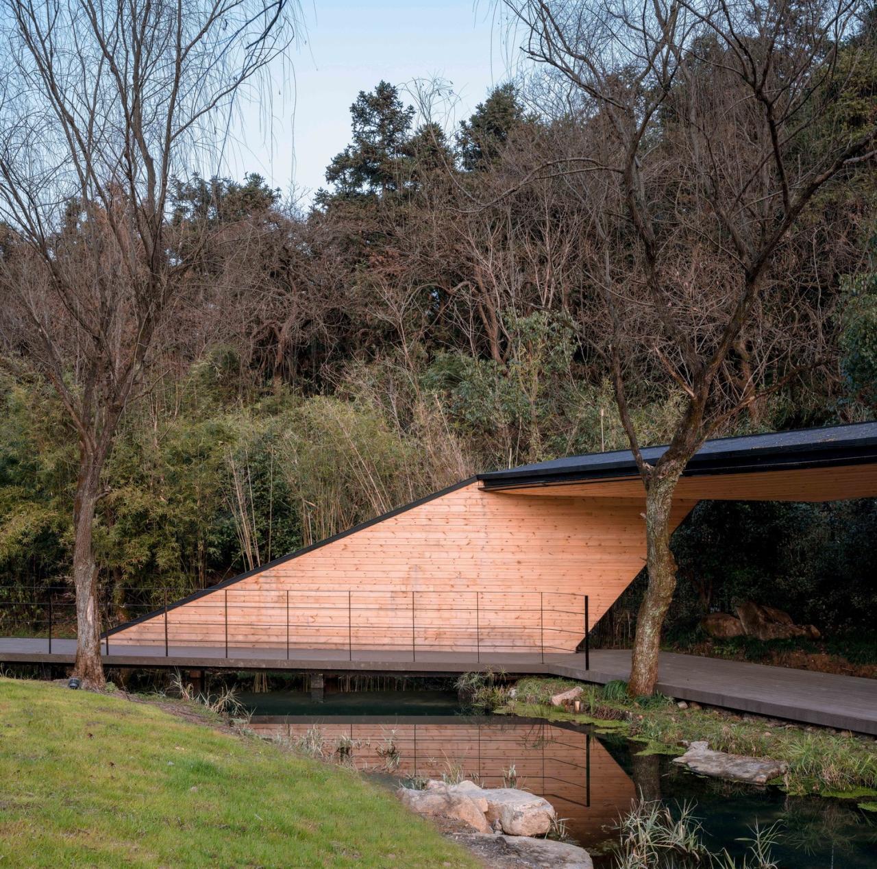 BIM建筑|溪上飞檐：浙江音乐学院校园微更新 / 朱培栋-line+建筑事务所、gad