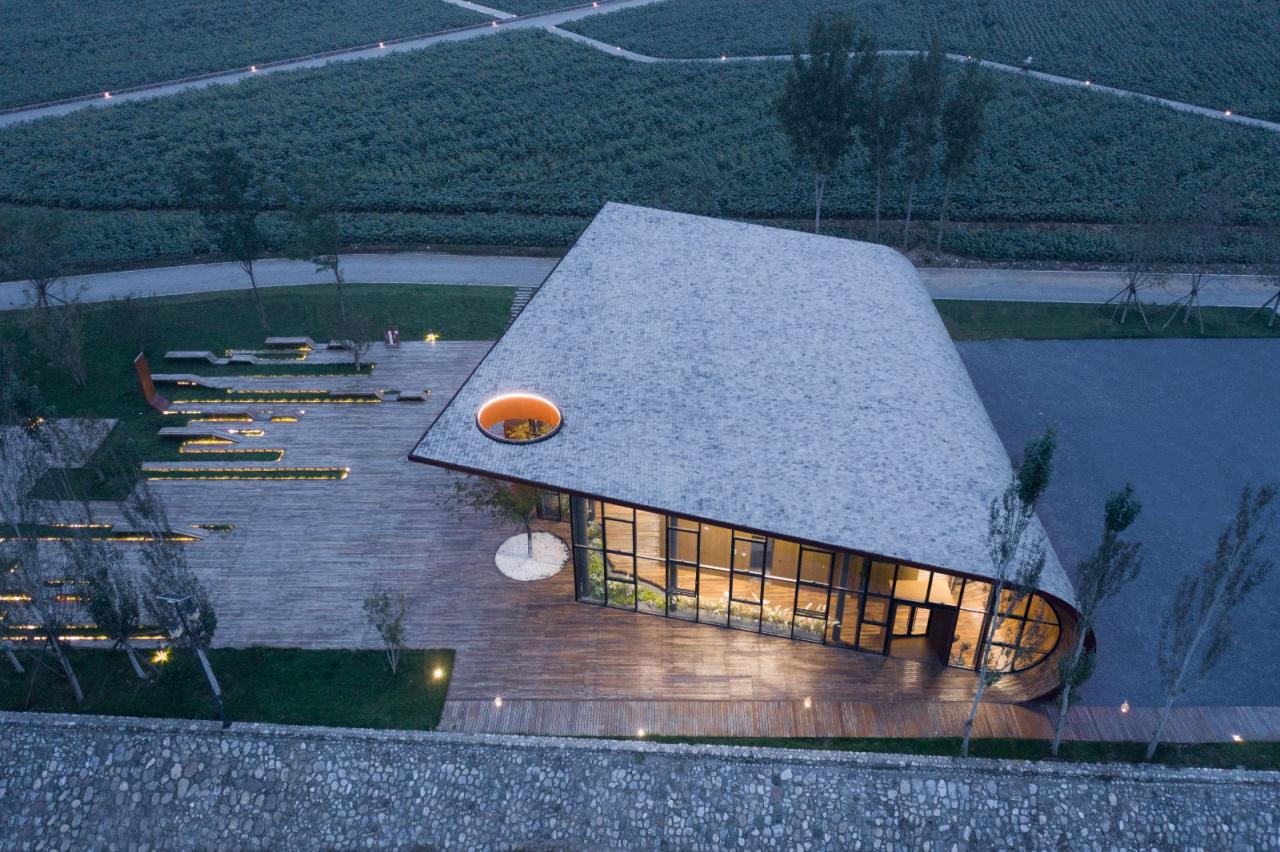 BIM建筑|田岗知行村：田园大讲堂 / 袈蓝建筑