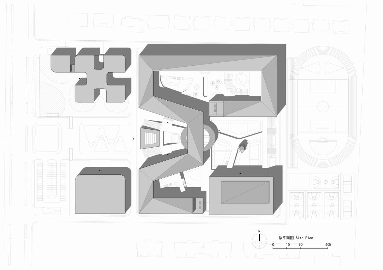 BIM建筑|四时书院·宿迁宿豫区实验小学重建 / 简和建筑