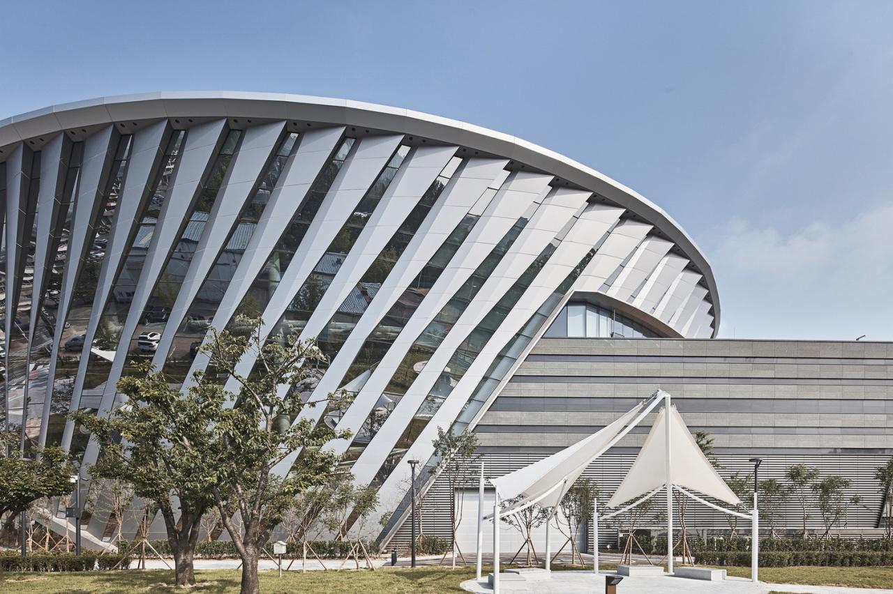 BIM建筑|地面‘涡轮机’，韩国国立航空博物馆 / Haeahn Architecture