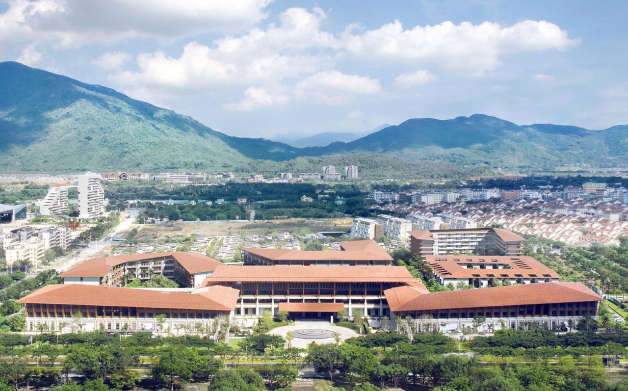 BIM建筑|三亚海棠湾医养示范中心 / line+建筑事务所