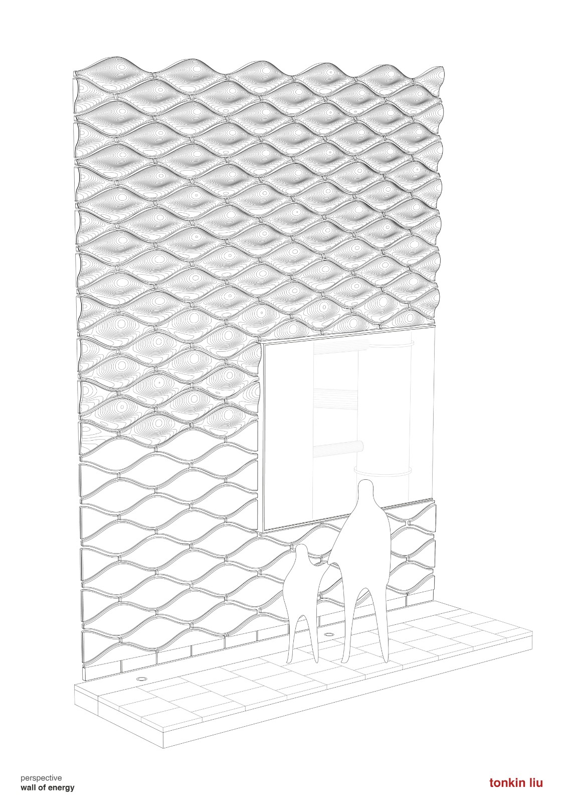 BIM建筑|结构创新：‘壳层镂空’光之塔与能量之墙 / Tonkin Liu