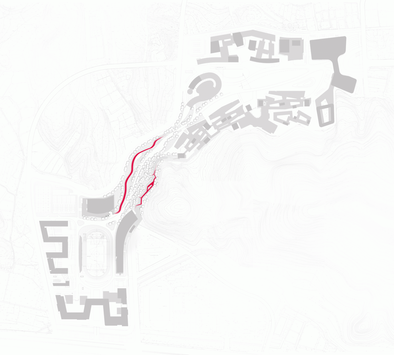 BIM建筑|溪上飞檐：浙江音乐学院校园微更新 / 朱培栋-line+建筑事务所、gad