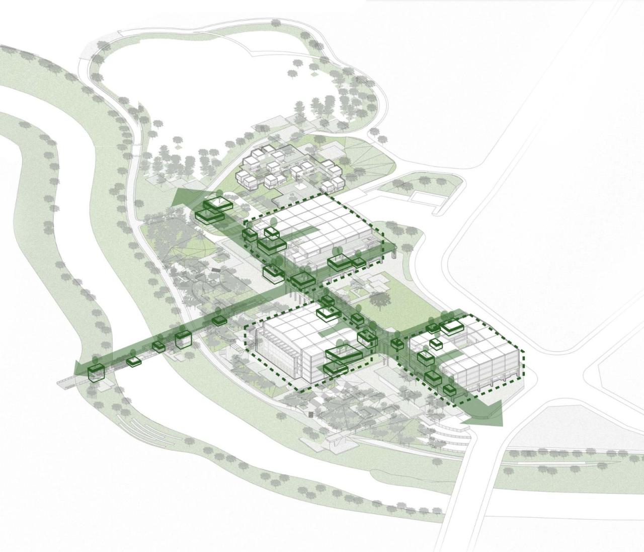 BIM建筑|深圳国际低碳城会展中心升级改造 / 同济﹒原作设计工作室