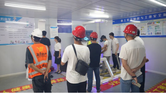 联合智为全程负责技术支持并打造中建四局湘江星汇城观摩工地