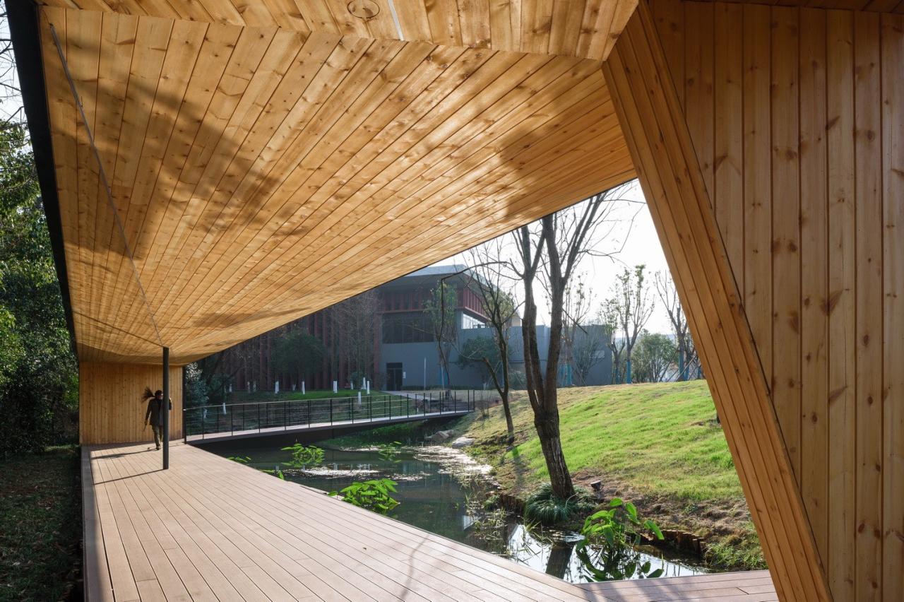 BIM建筑|溪上飞檐：浙江音乐学院校园微更新 / 朱培栋-line+建筑事务所、gad