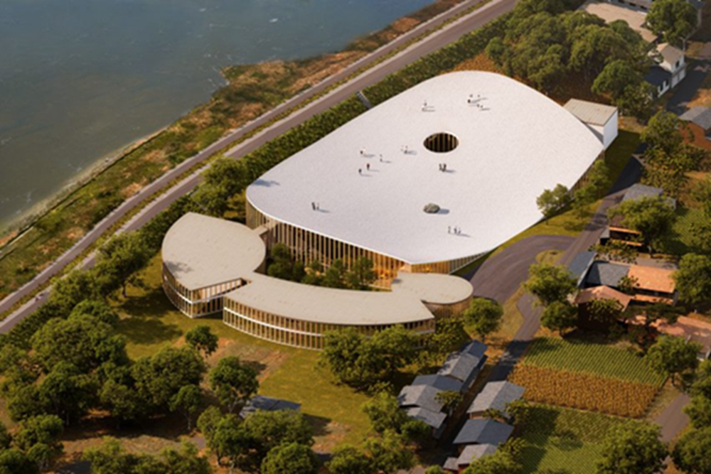 BIM建筑|藤本壮介为日本乡村大学设计可步行屋顶