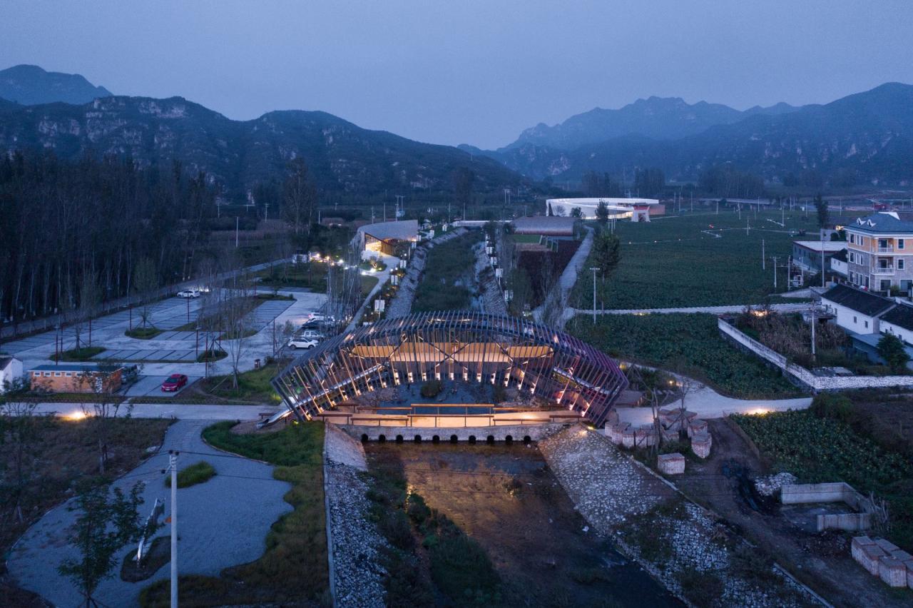 BIM建筑|田岗知行村：新农人的门户 / 袈蓝建筑