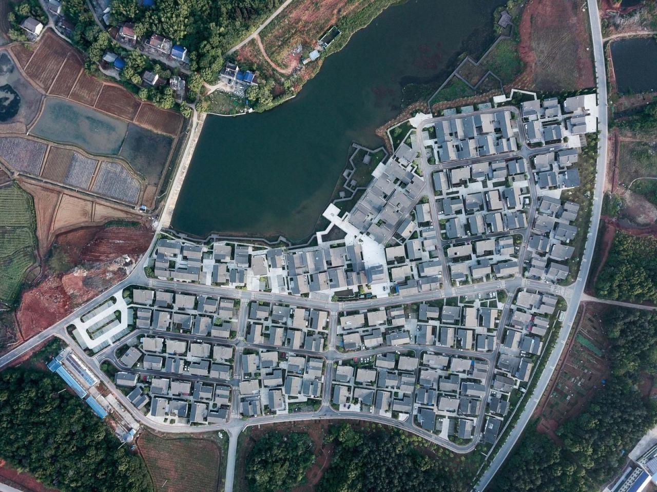 BIM建筑|汨罗“端午人家”乡村安置聚落 / 造作建筑工作室