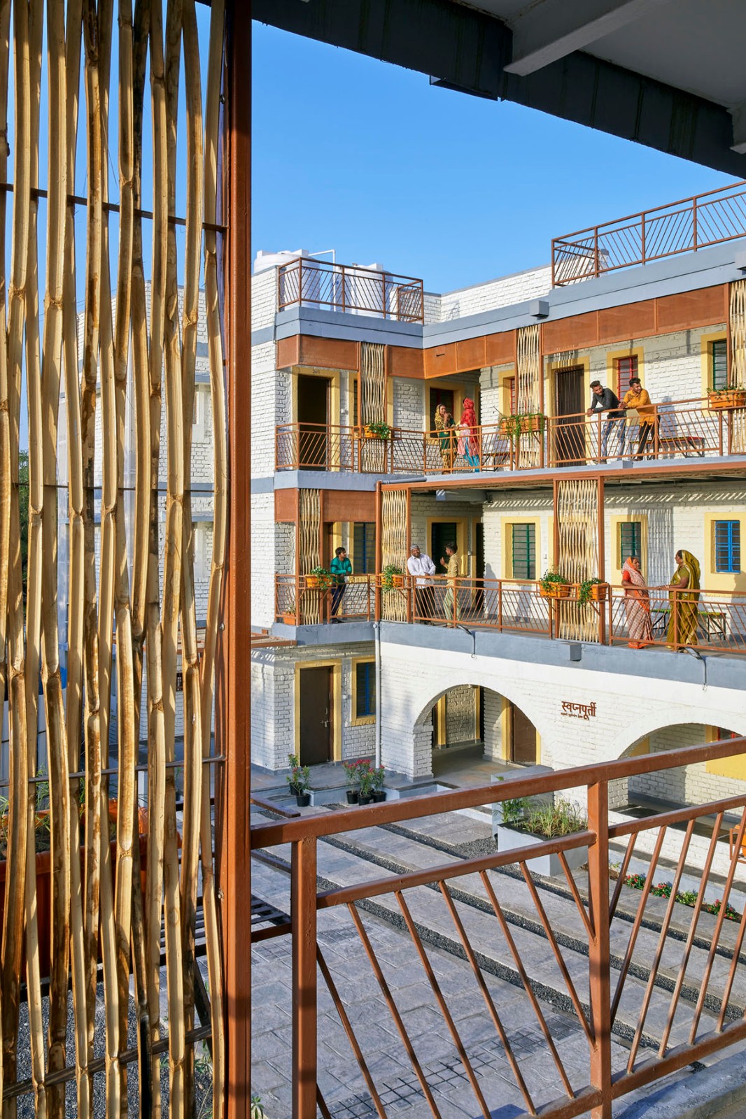 BIM建筑|Sanjaynagar 贫民窟重建项目 / Community Design Agency