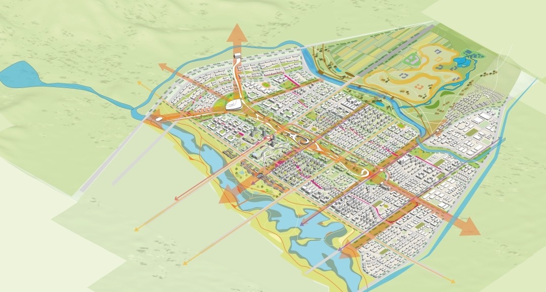 BIM建筑|北京昌平新城东区中心区城市设计方案 / 中粮地产+中国中元+青岛沿海