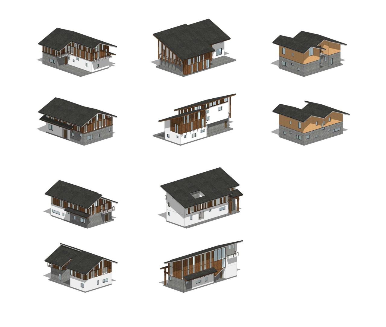 BIM建筑|汨罗“端午人家”乡村安置聚落 / 造作建筑工作室