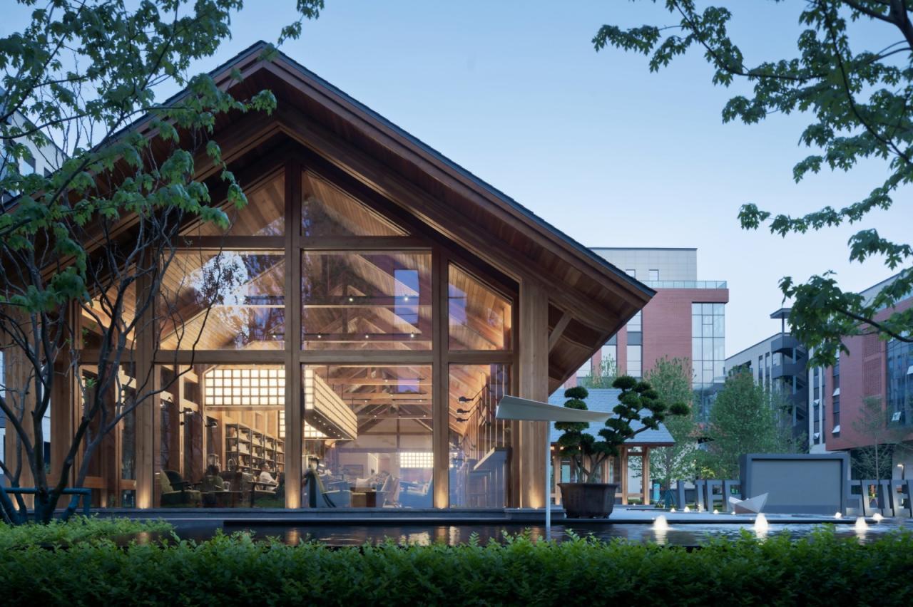 BIM建筑|谦逊朴实，但精工细琢的“暖建筑”：大地国际生命科学园咖啡厅 / 隽执科技