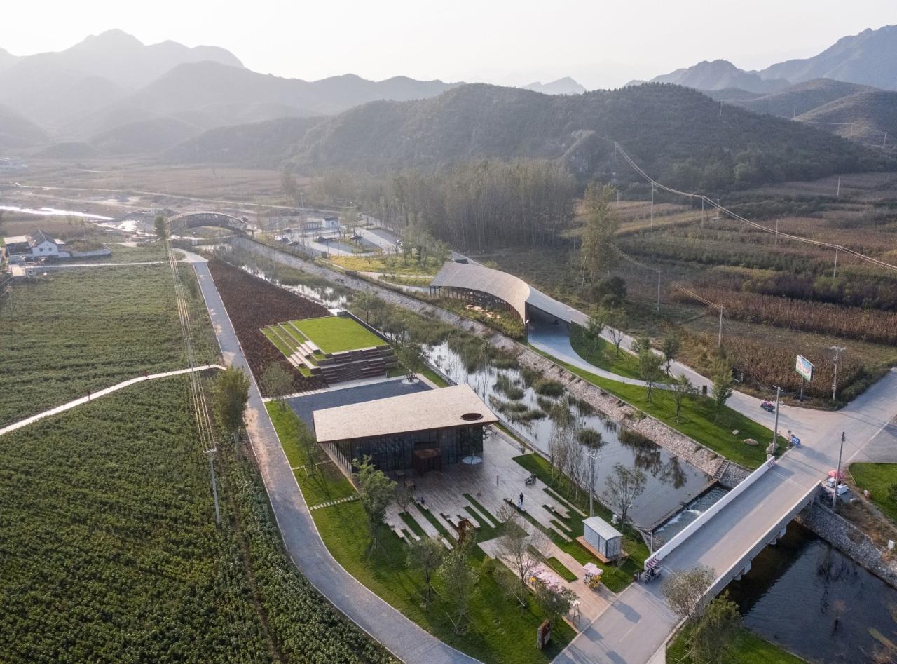 BIM建筑|田岗知行村：新农人的门户 / 袈蓝建筑