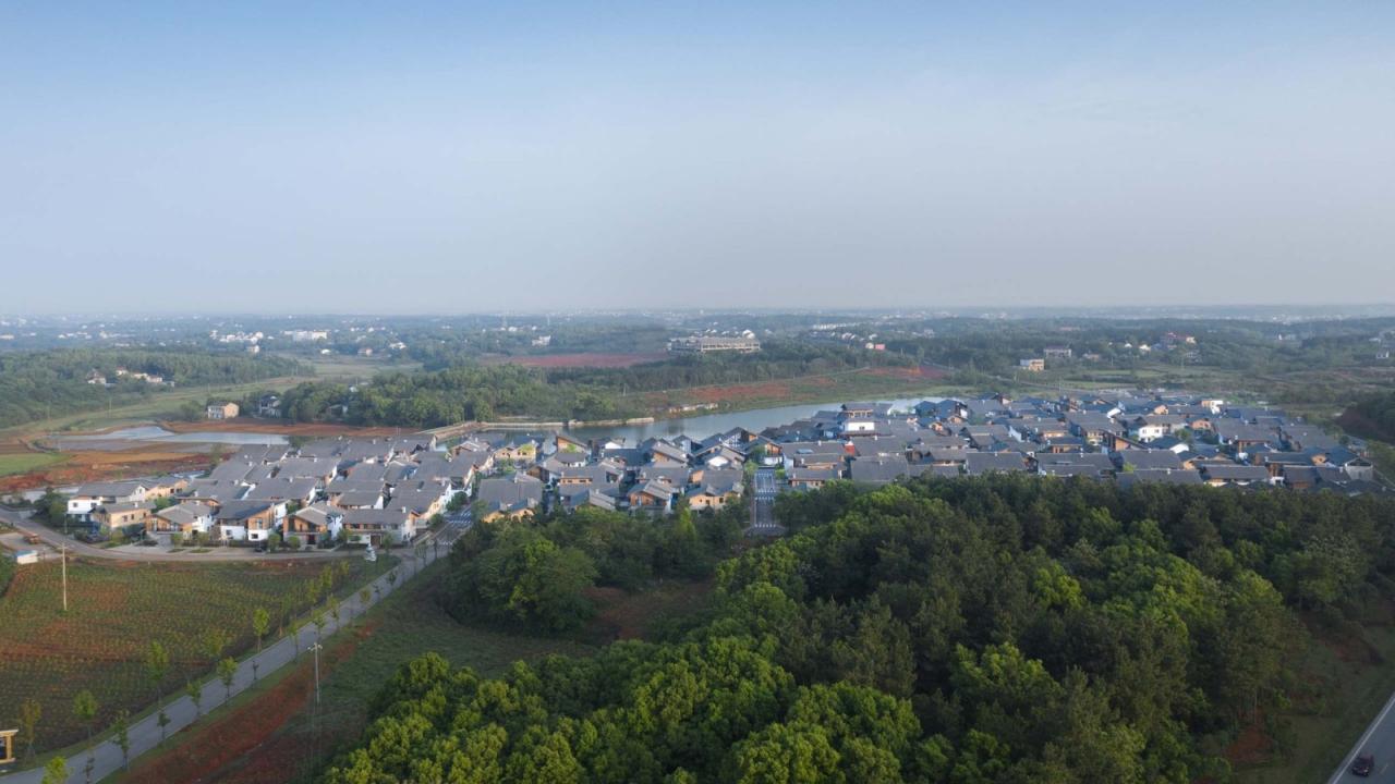 BIM建筑|汨罗“端午人家”乡村安置聚落 / 造作建筑工作室