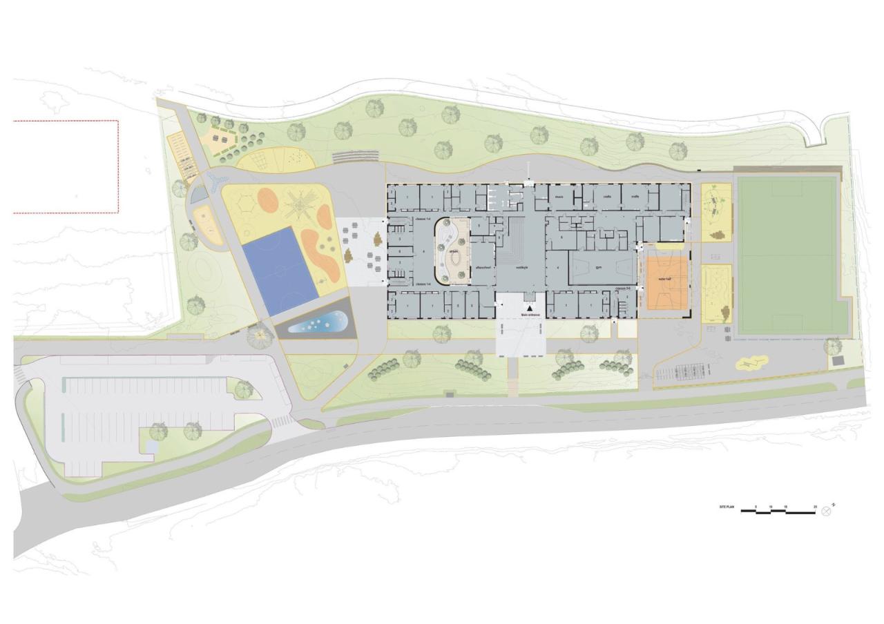 BIM建筑|Borgafjellet 小学 / LINK arkitektur