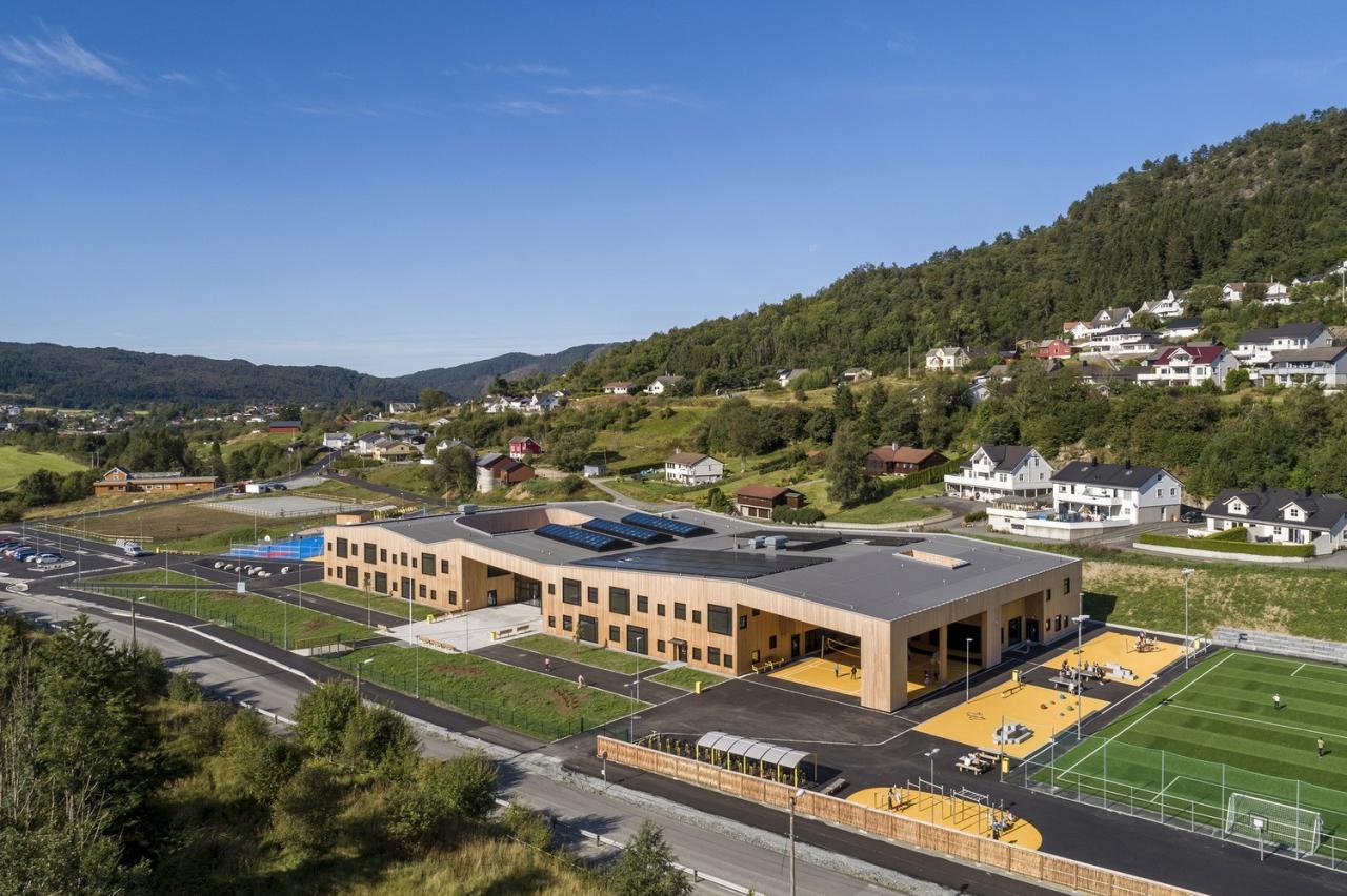 BIM建筑|Borgafjellet 小学 / LINK arkitektur