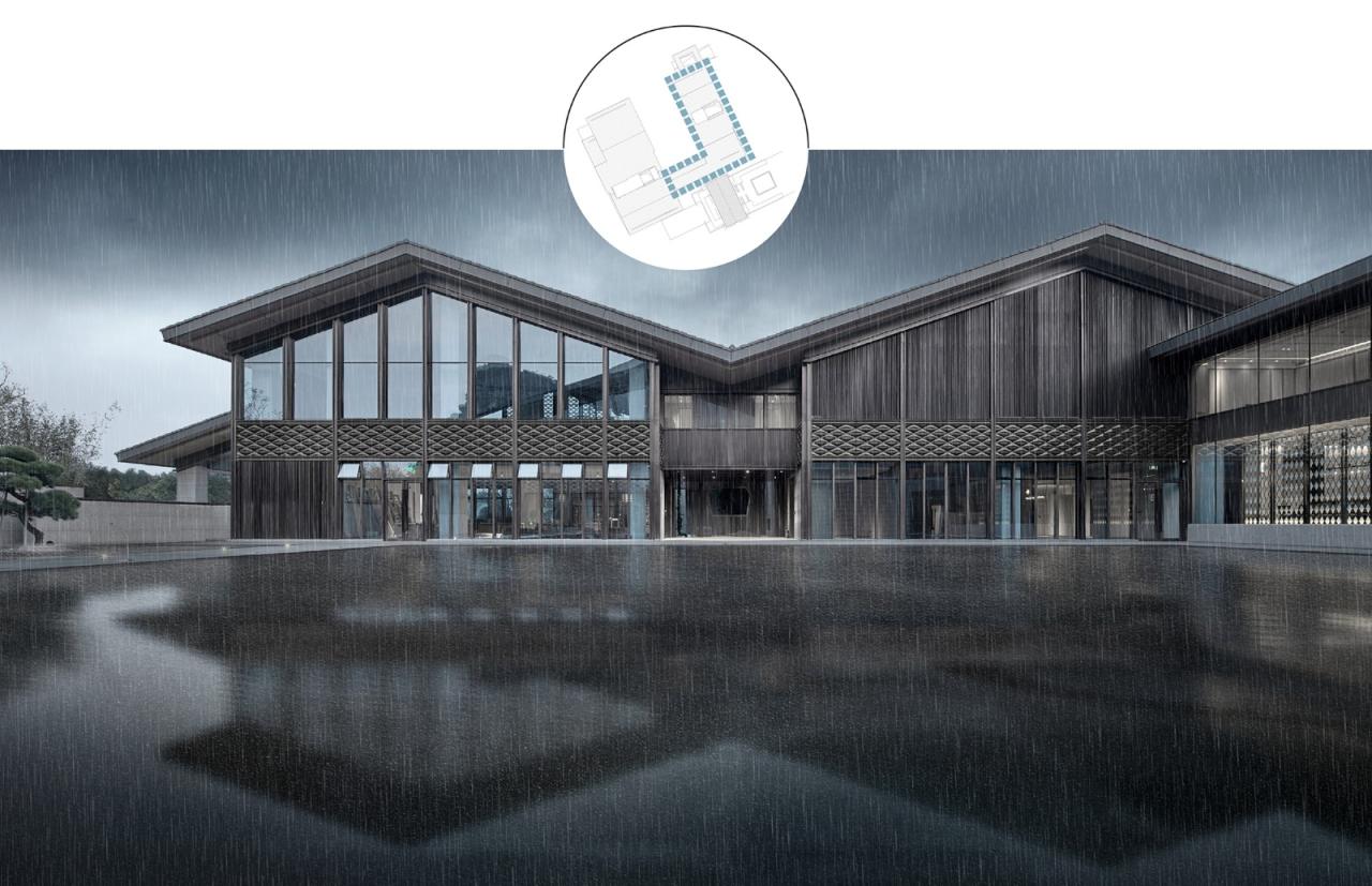 BIM建筑|山水间的“负空间”营造 ——漓江文化旅游度假区塔山会馆 / UA尤安设计