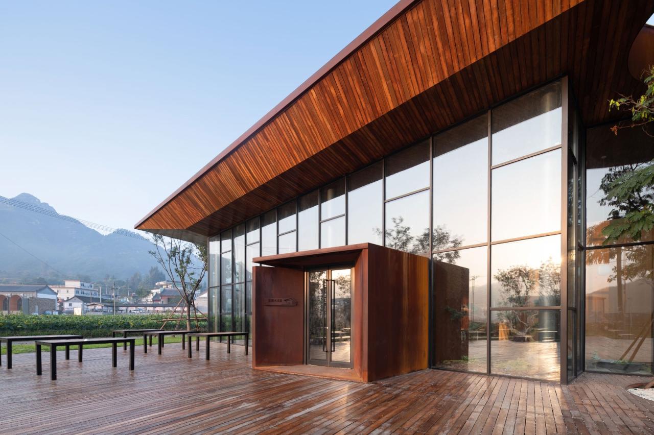 BIM建筑|田岗知行村：田园大讲堂 / 袈蓝建筑