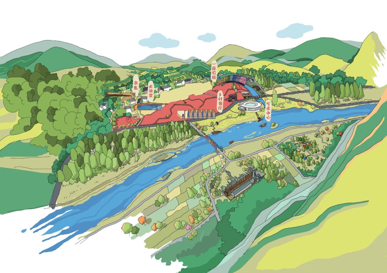 BIM建筑|田岗知行村：乡村会客厅 / 袈蓝建筑