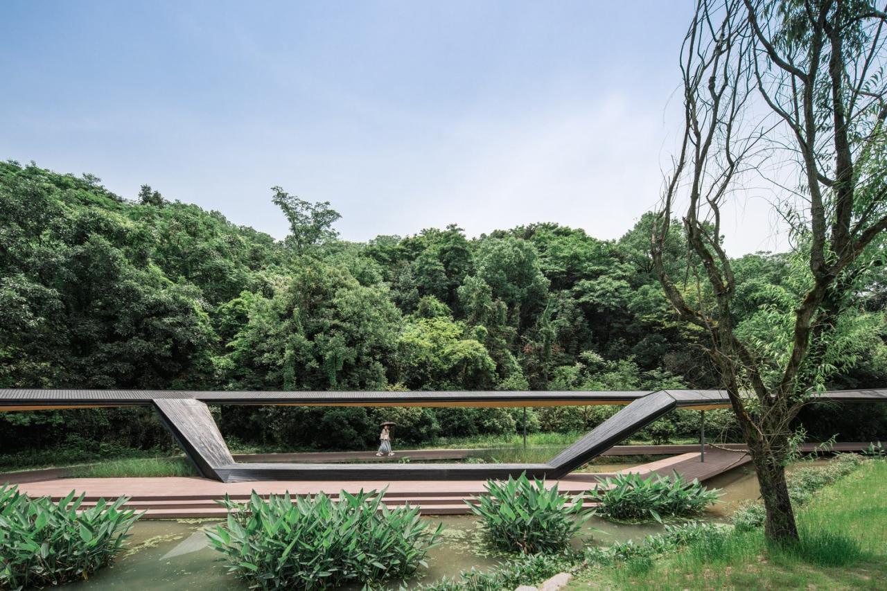 BIM建筑|溪上飞檐：浙江音乐学院校园微更新 / 朱培栋-line+建筑事务所、gad